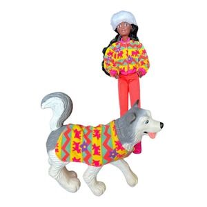 Hasbro Imani Princess Sindy Doll African American Vintage 90's Doll Dog VGC HTF